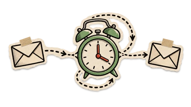 Elapsed time from an agreed start to an agreed end